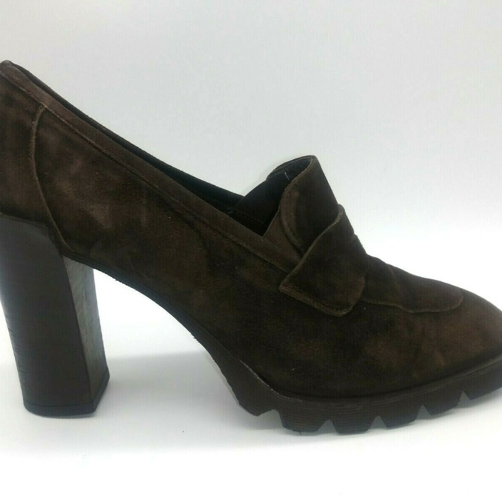 Donald J Pliner Penny Loafer High Heel Pumps 9